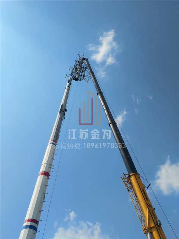 上海通信单管塔安装